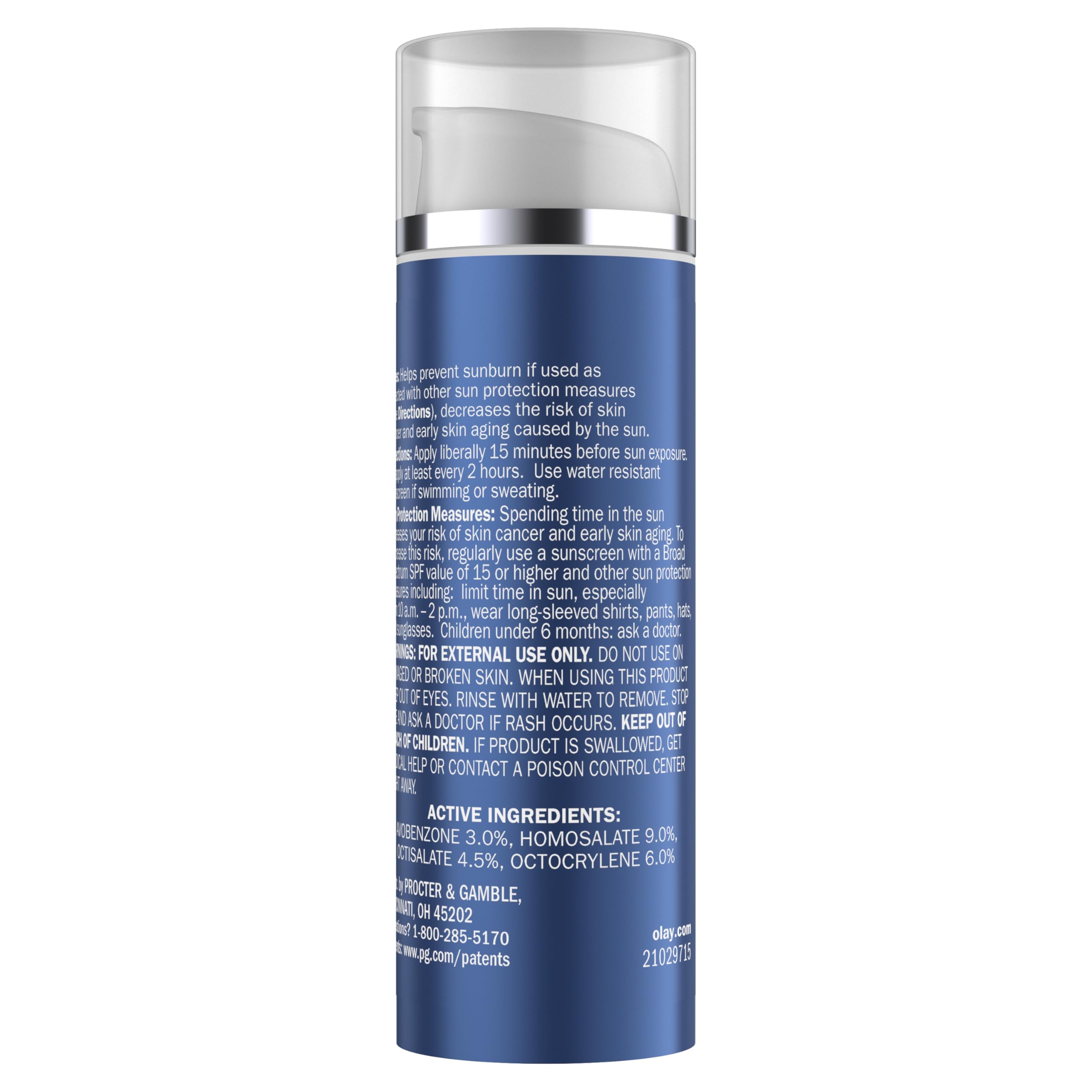 Olay fragrance-free badge showing suitability for sensitive skin benefit