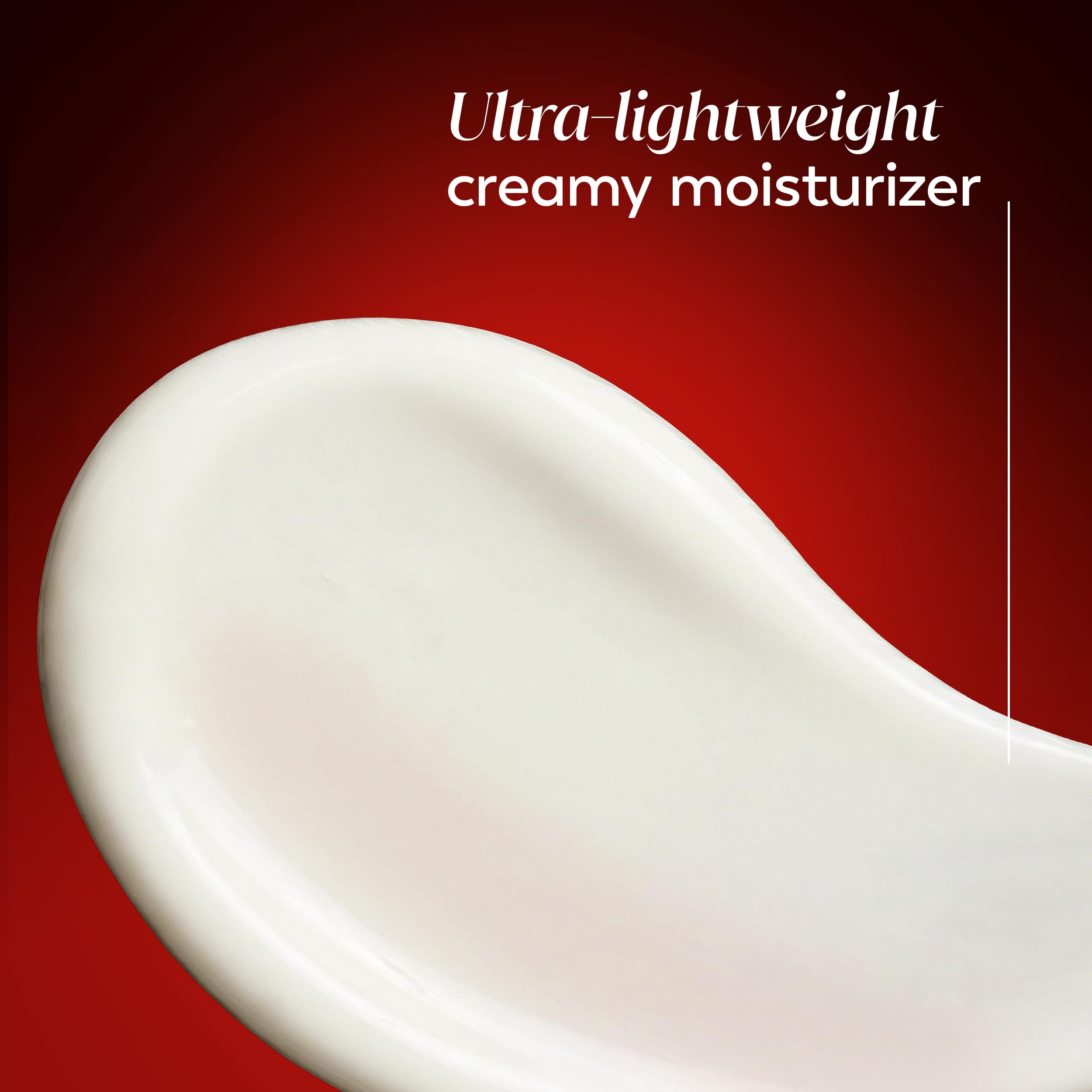 Olay peptide ingredient visual emphasizing firming and plumping properties