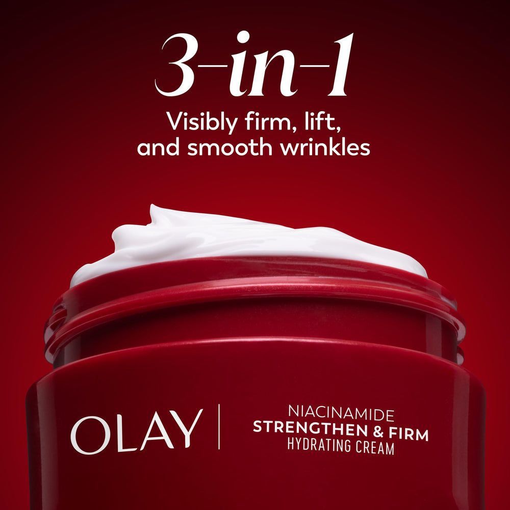 Visual of niacinamide and peptides representing Olay ingredient benefits for renewal