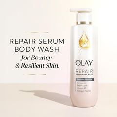 Olay creamy lather texture demonstrating moisturizing foam