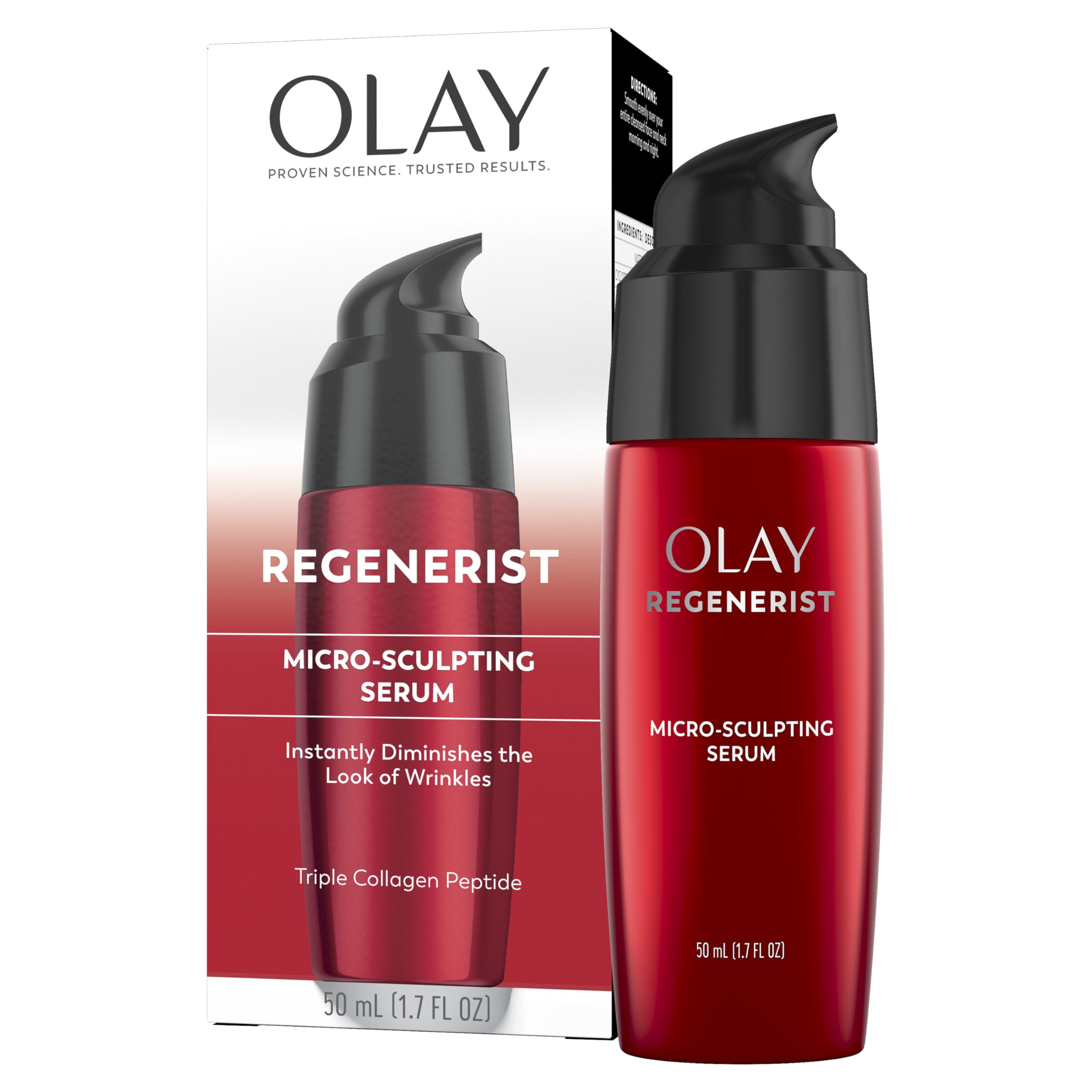 Olay in morning bathroom routine showing easy layering under sunscreen benefit