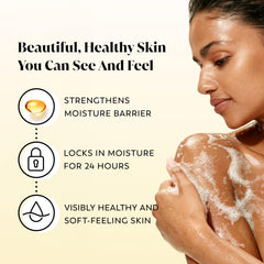Olay pump closeup dispensing body wash for easy controlled application