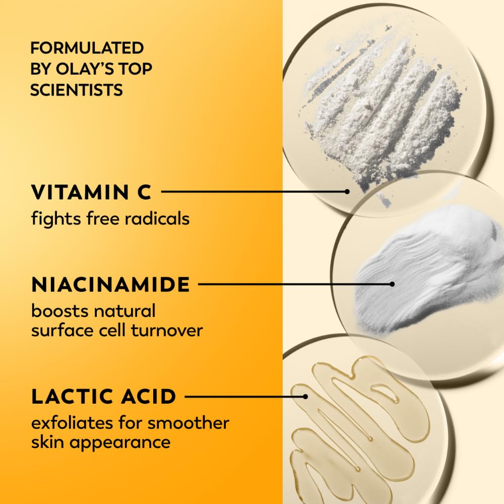 Olay cream on hand demonstrating spreadability and quick absorption benefit