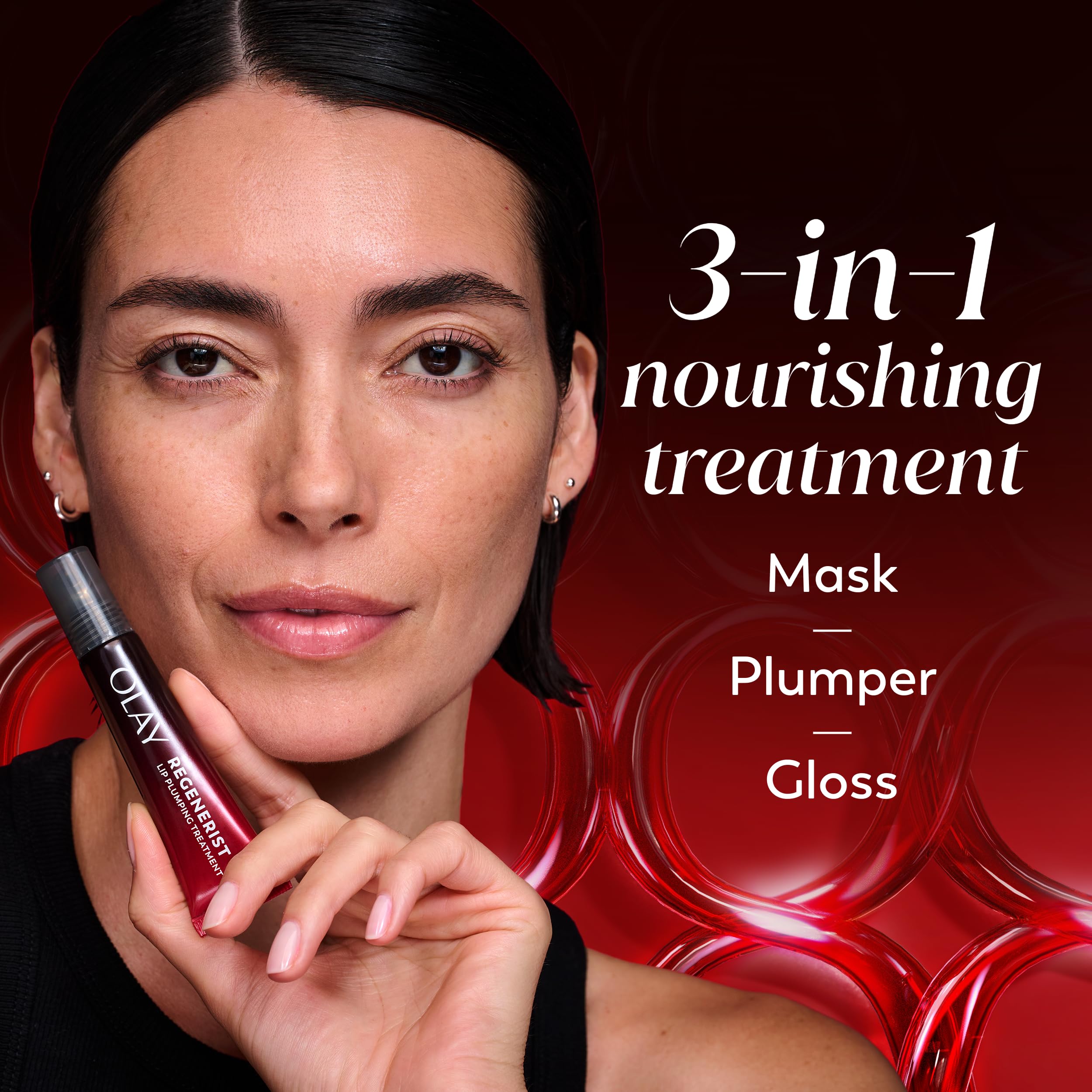 Olay metal applicator close-up delivering cooling smooth finish