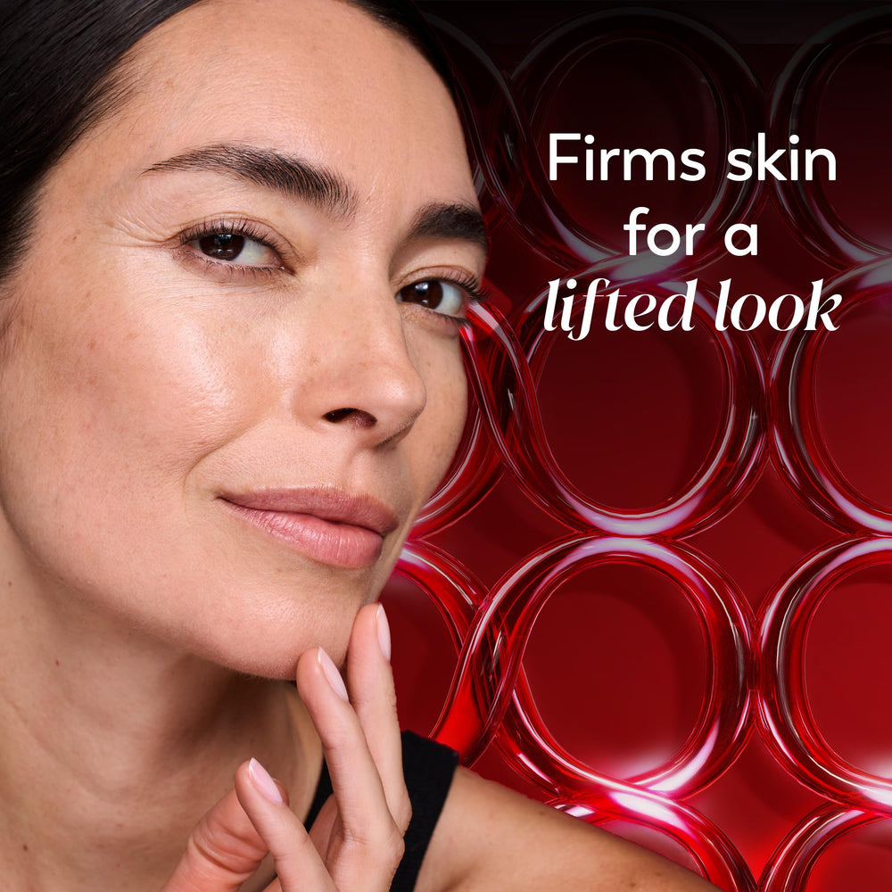Olay serum texture closeup showing lightweight consistency and quick absorption