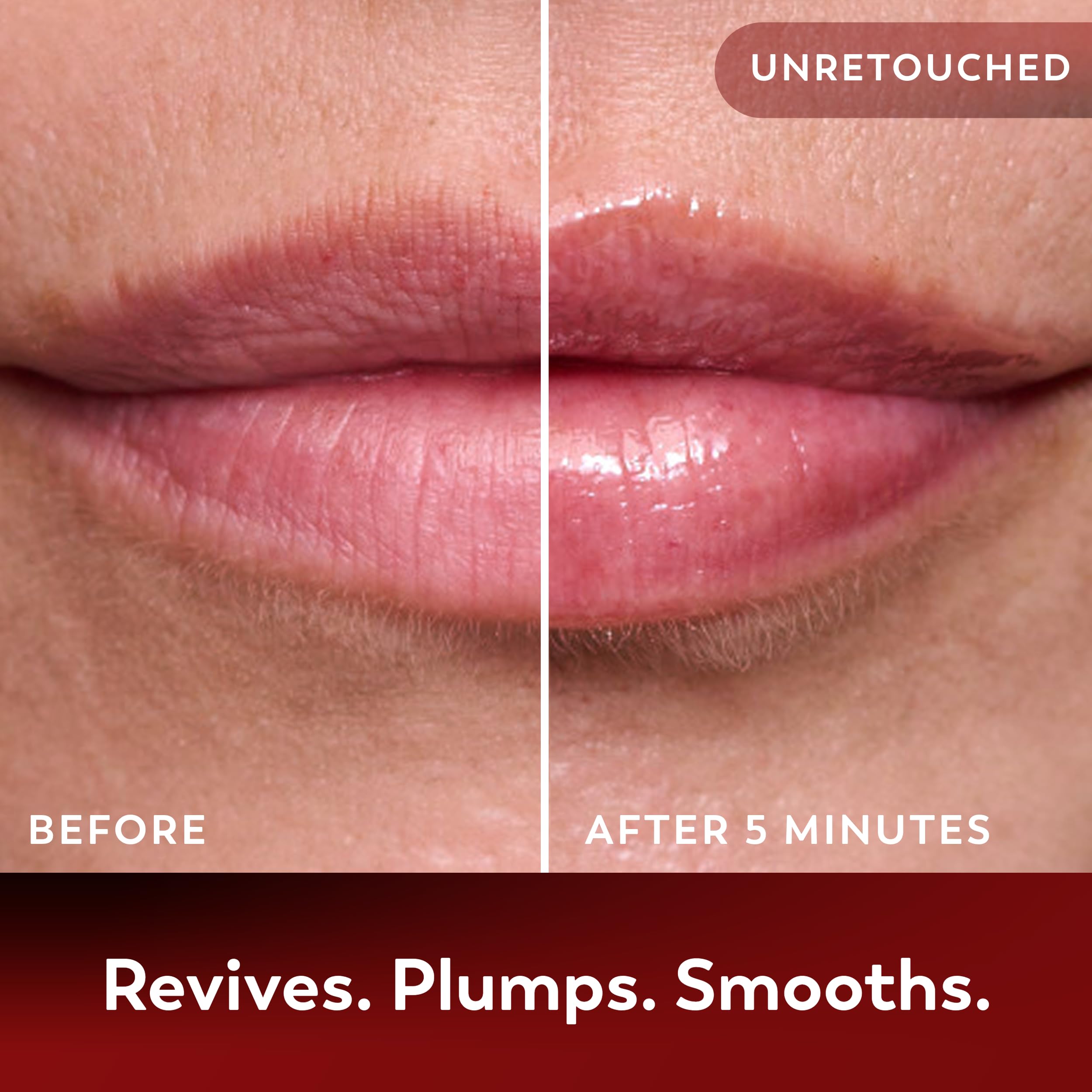 Olay texture swiped on hand showing glossy moisturizing effect