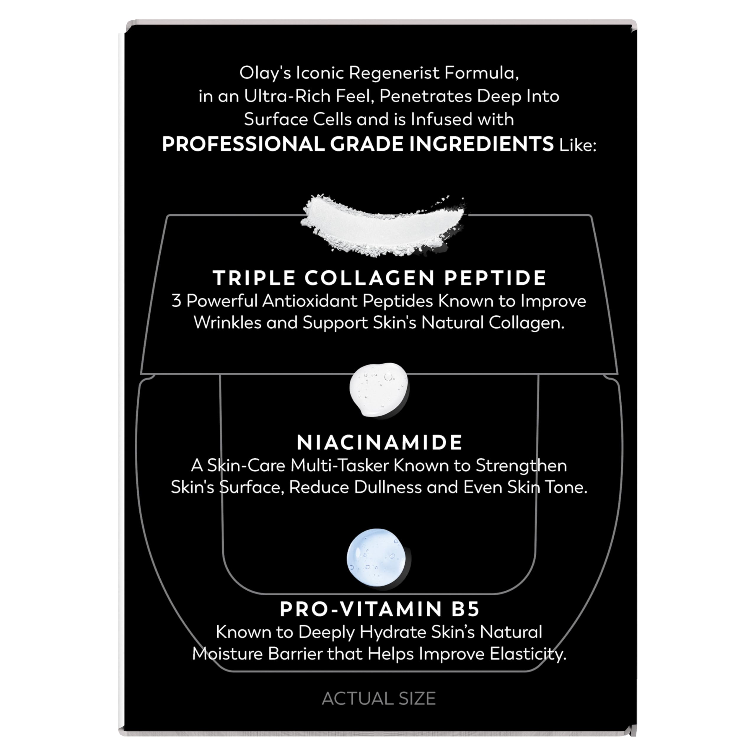 Olay under makeup showing smooth, hydrated base for better wear