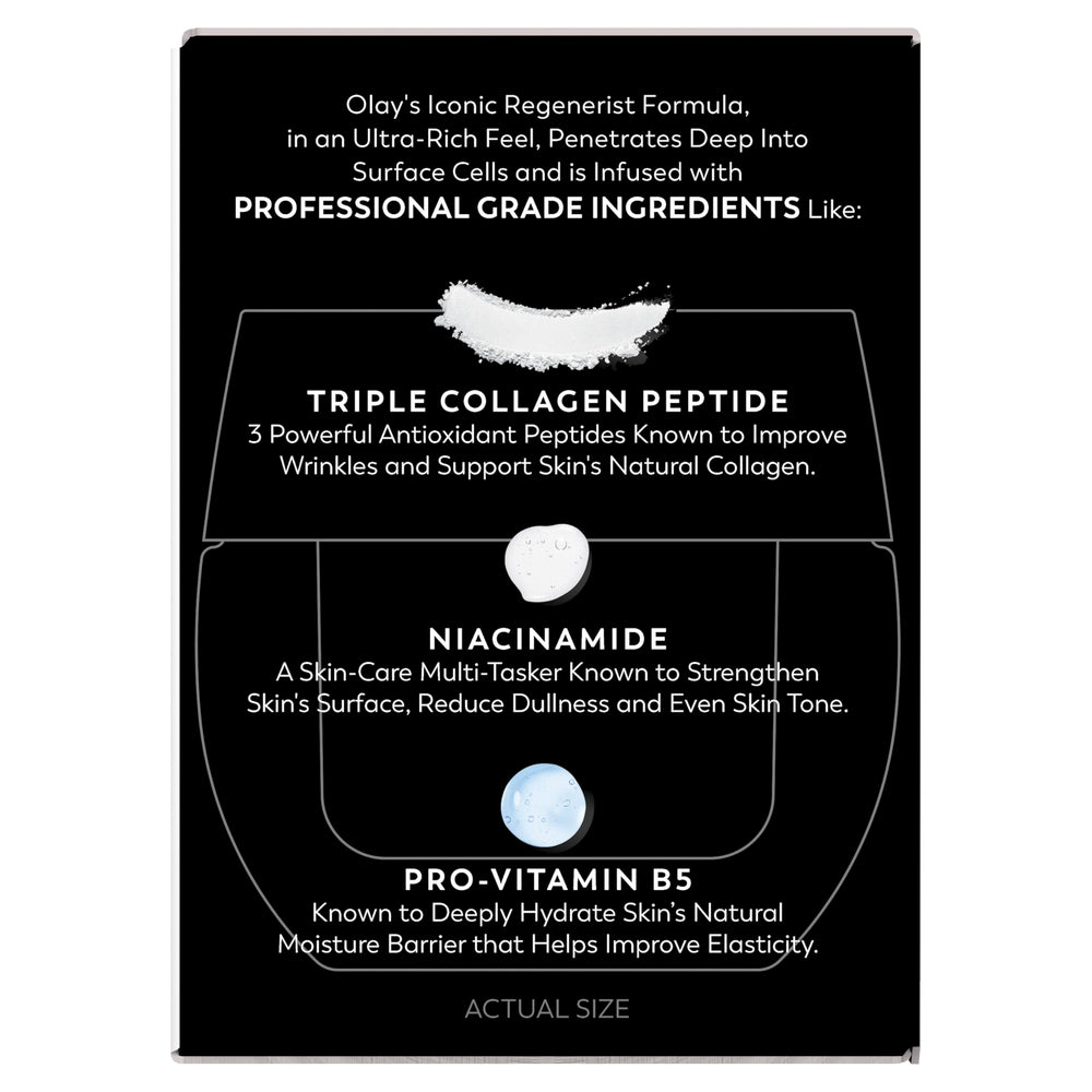 Olay under makeup showing smooth, hydrated base for better wear