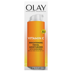 Olay Regenerist front pump bottle showing packaging and quick application benefit