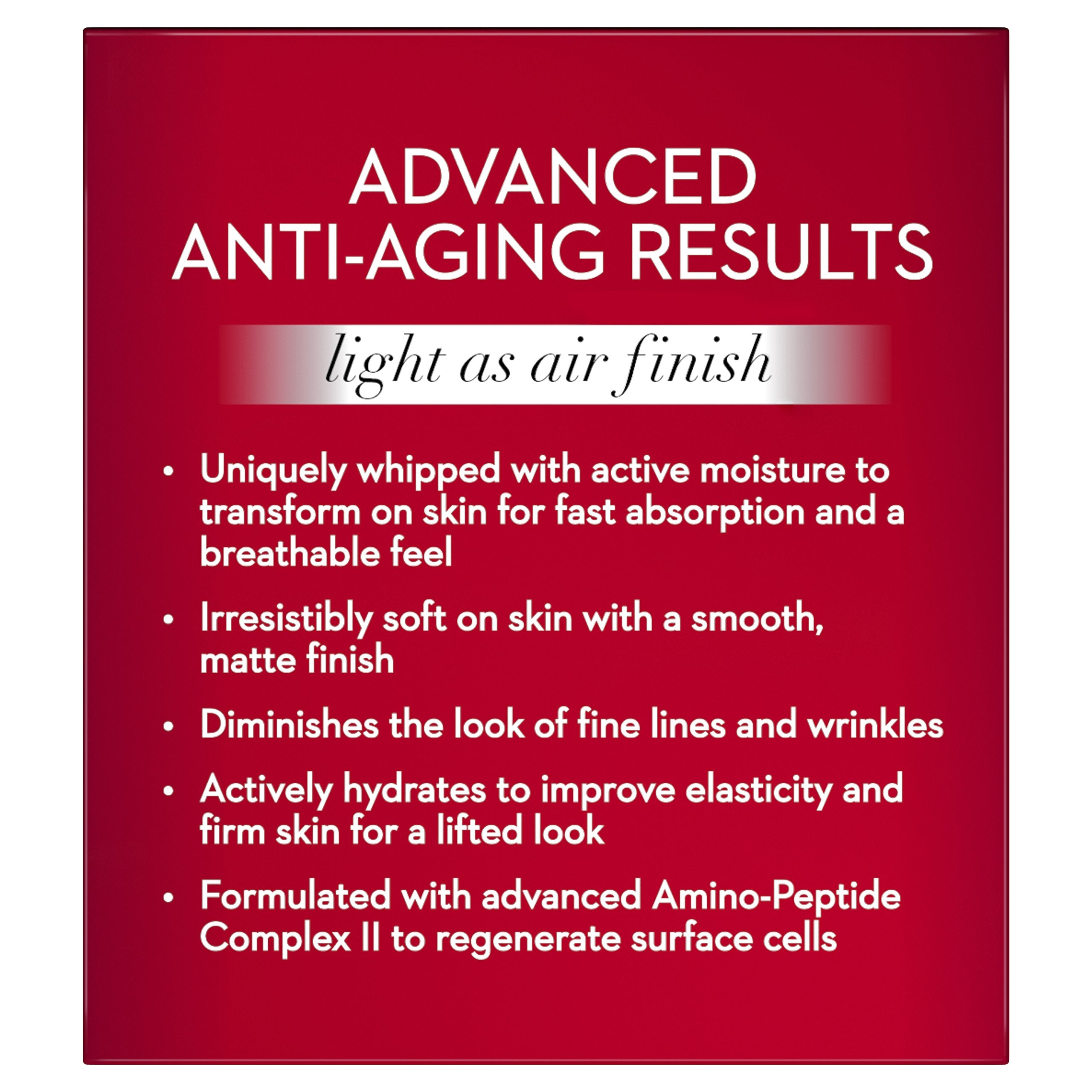 Olay applied on hand showing fast absorption and matte look