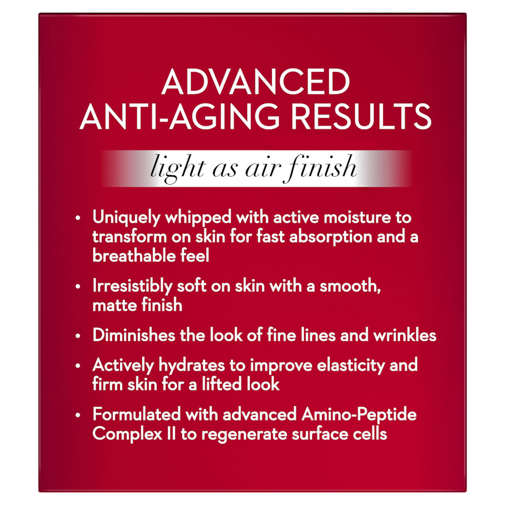Olay applied on hand showing fast absorption and matte look