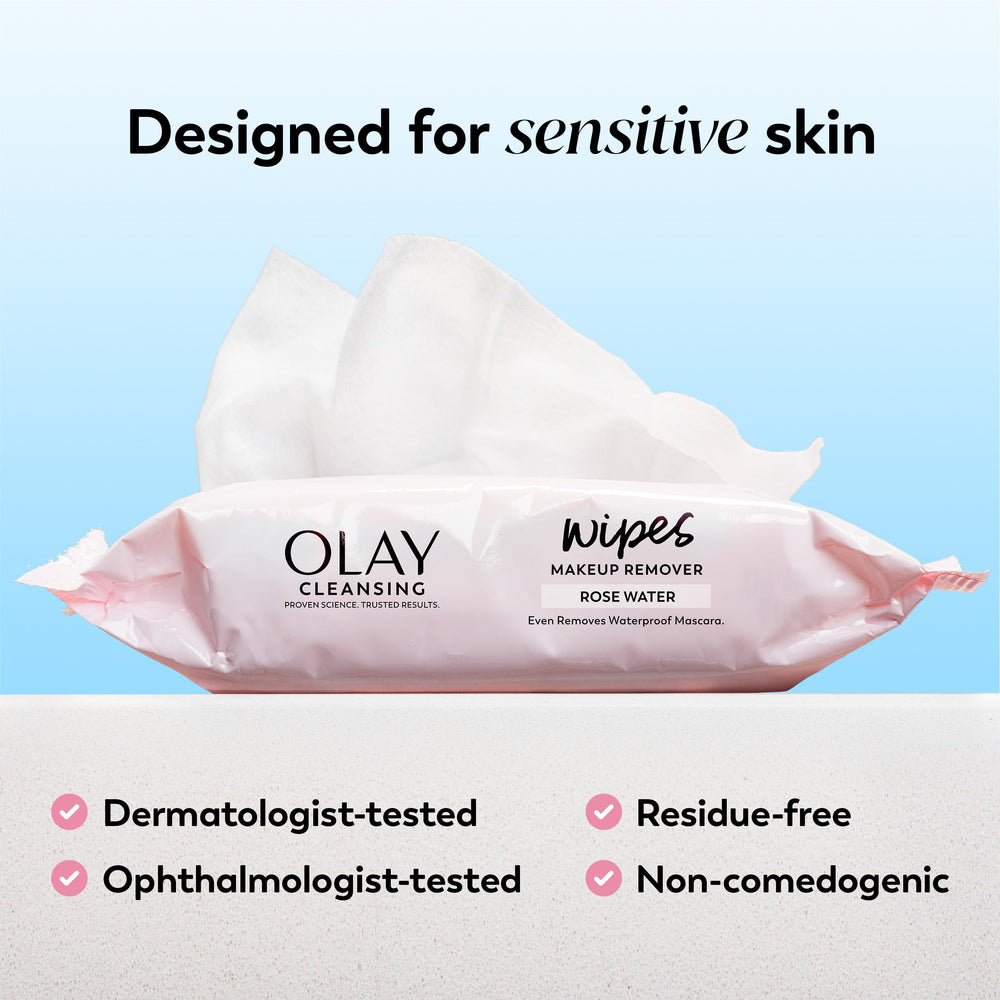 Olay ingredients label highlighting Vitamin E and glycerin benefits