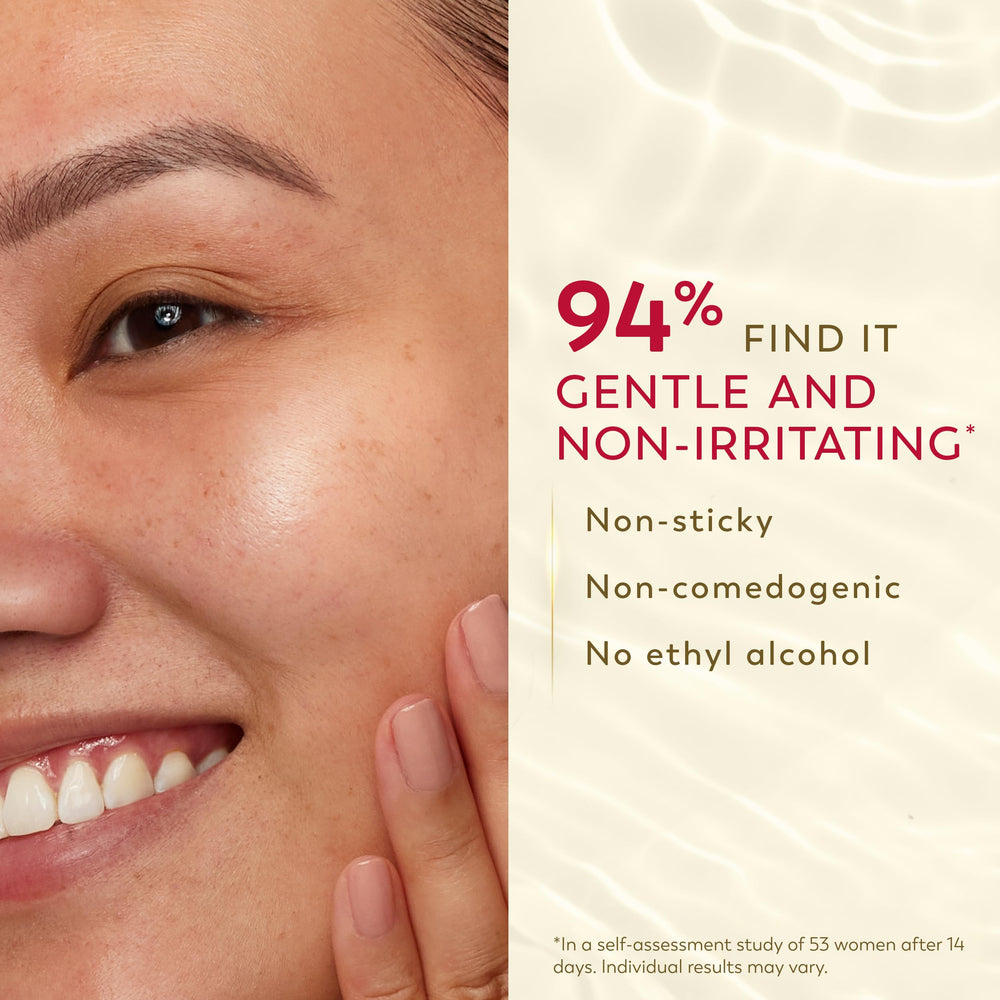 Olay Science before after plumpness illustration indicating visible improvement benefit: plumper skin