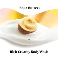Olay shea butter ingredient visual highlighting nourishing scent benefit