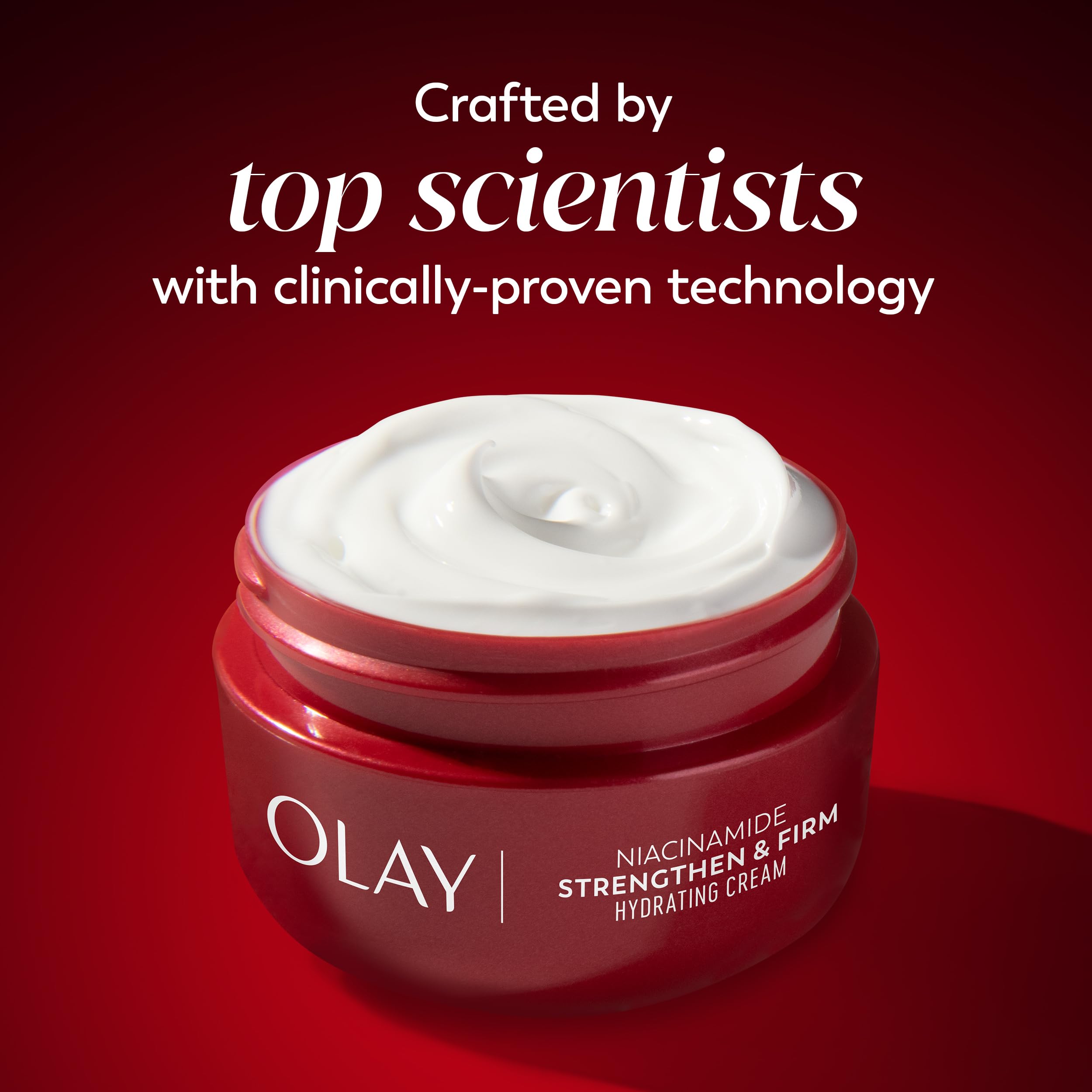 2 oz Olay jar next to a common object for clear size comparison and portability
