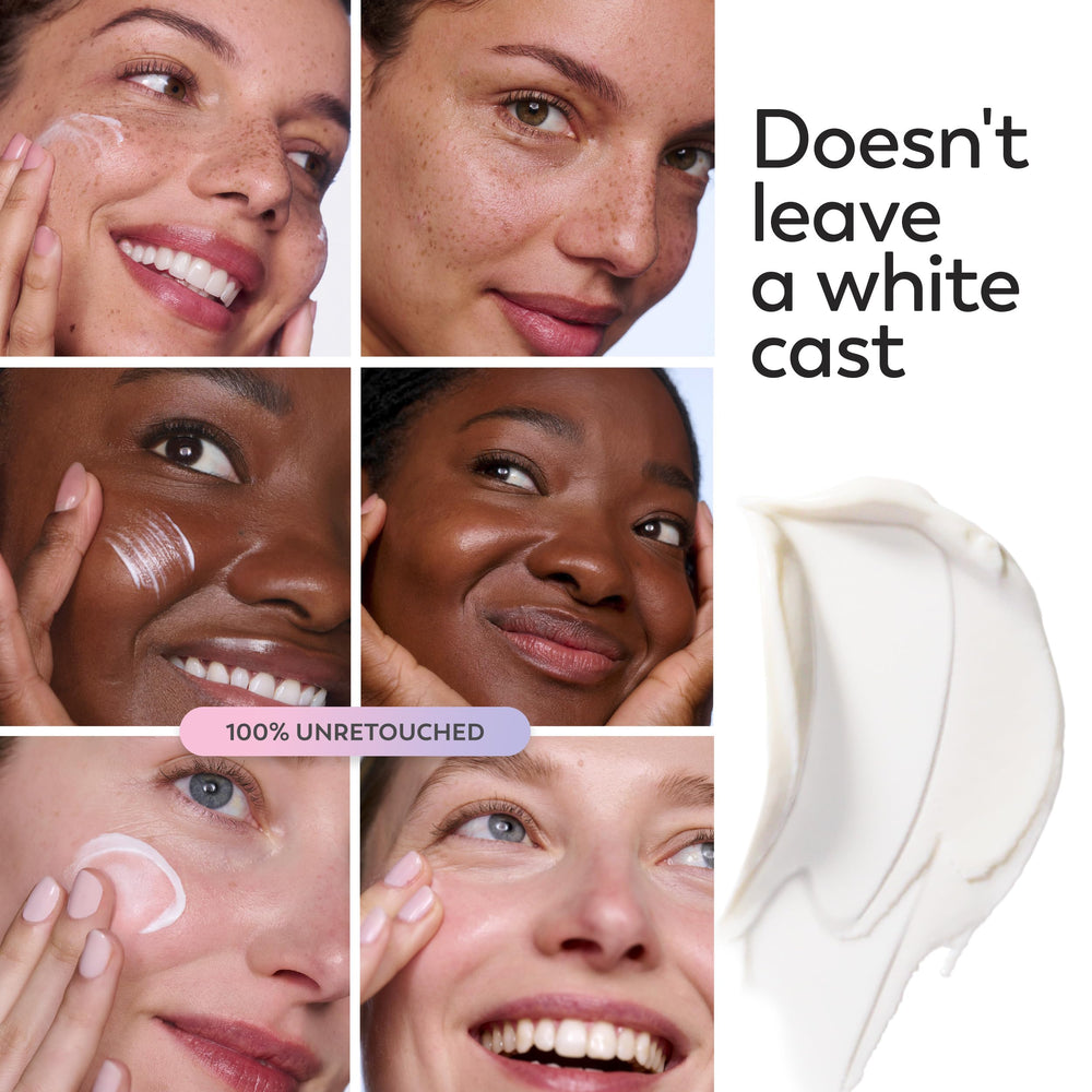 Olay Super Cream before and after skin tone comparison showing brighter appearance