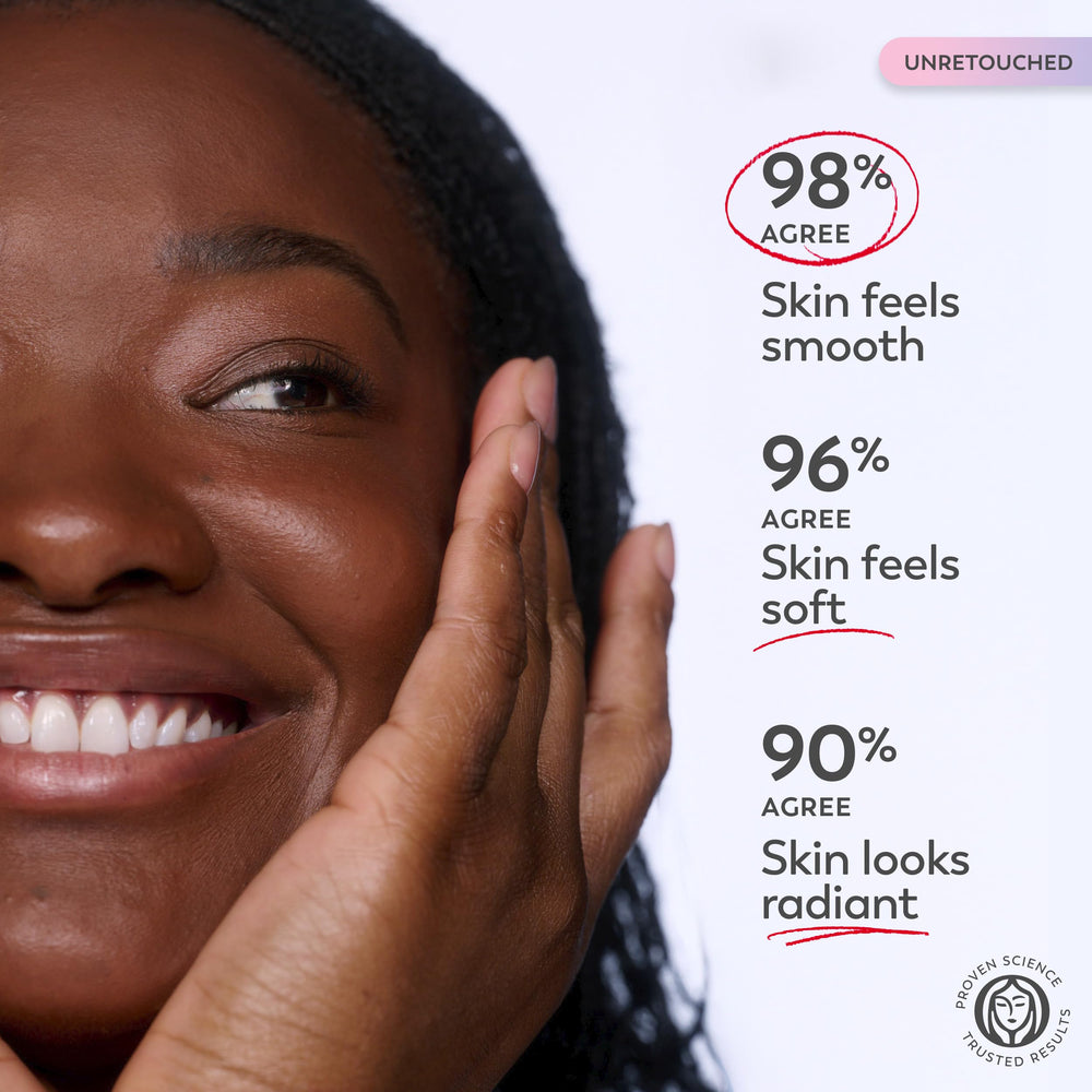 Olay Super Cream applied as primer by model for a smooth makeup base
