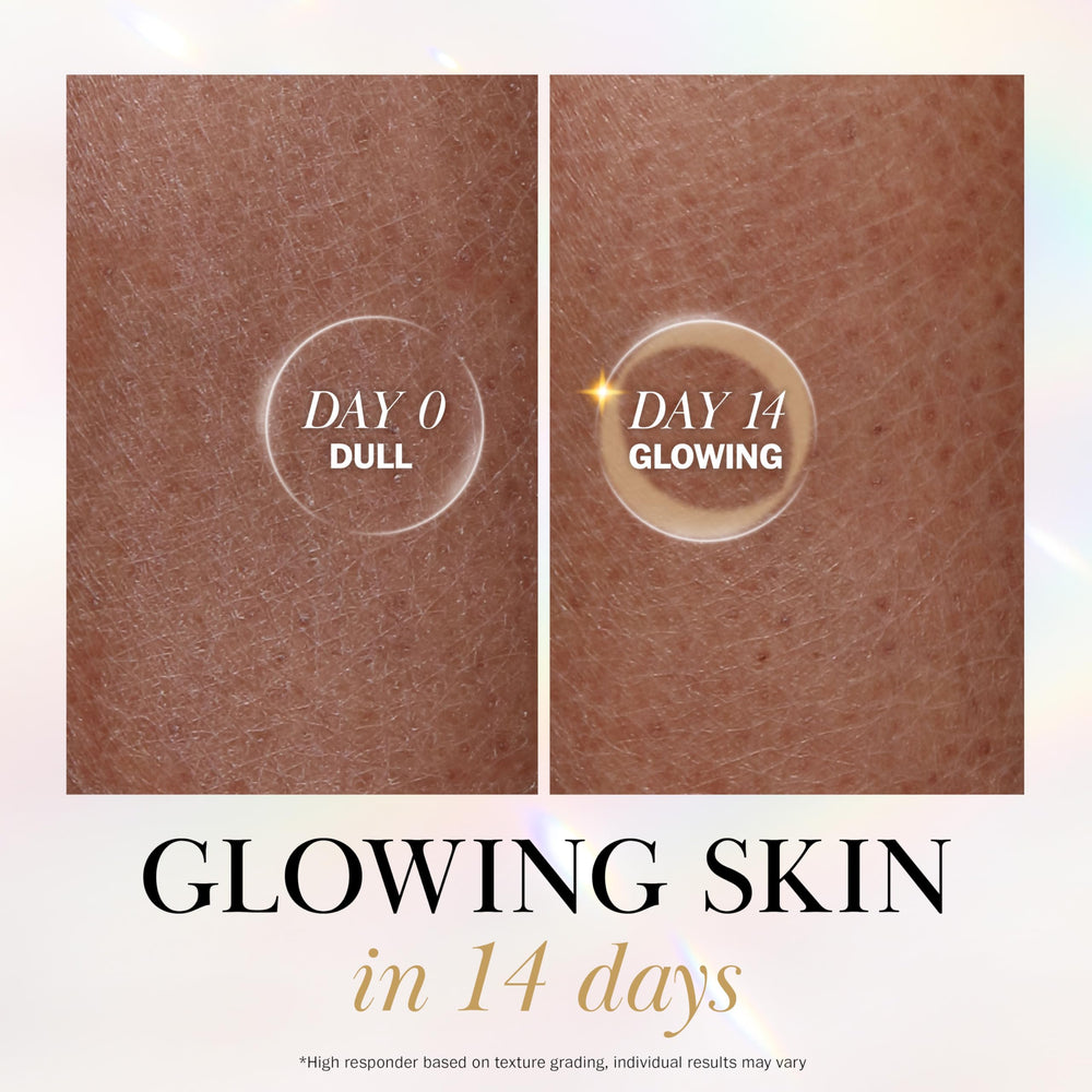 Olay texture on skin illustrating smooth feel and hydrating finish