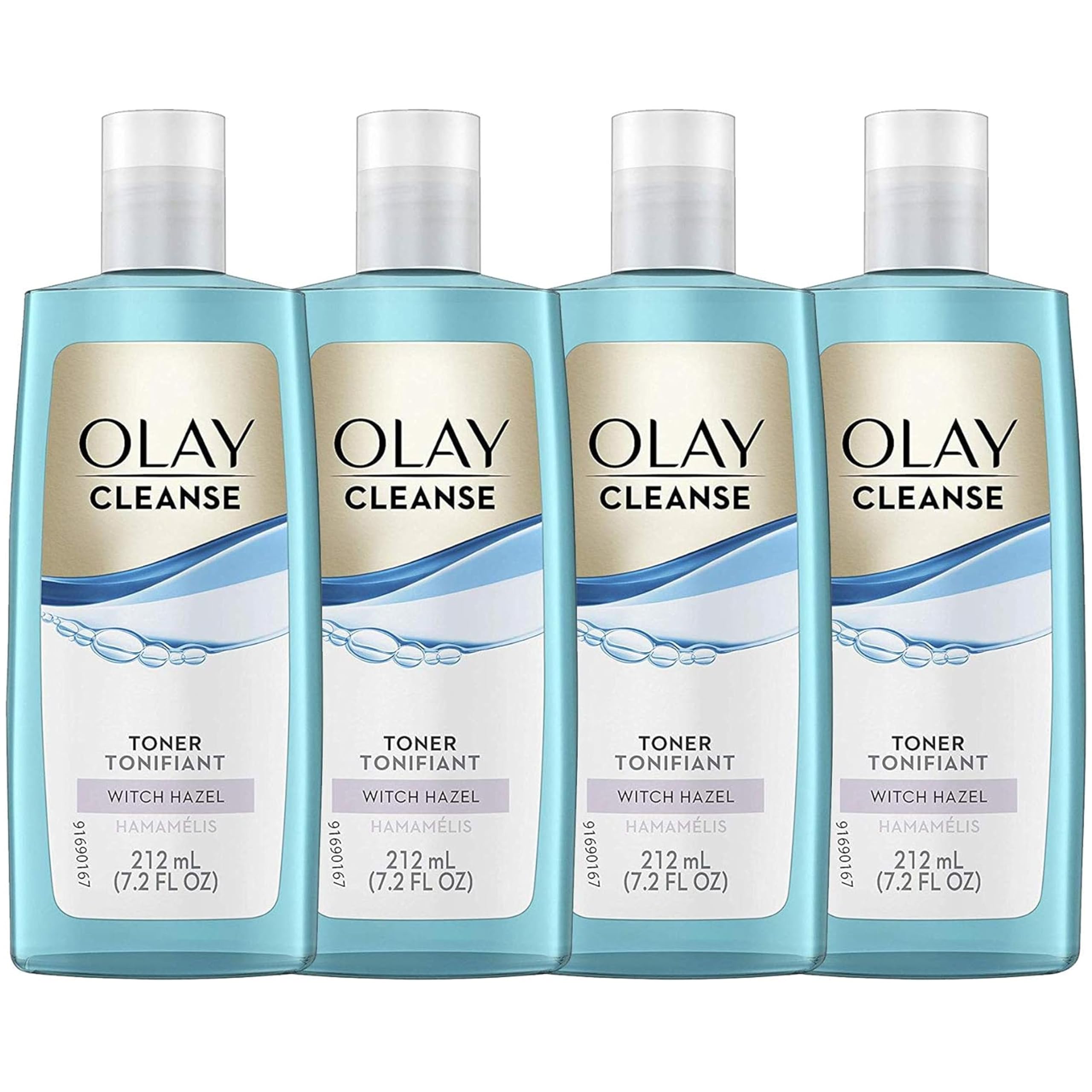 Olay front packaging showing bottle and label benefit of oil control