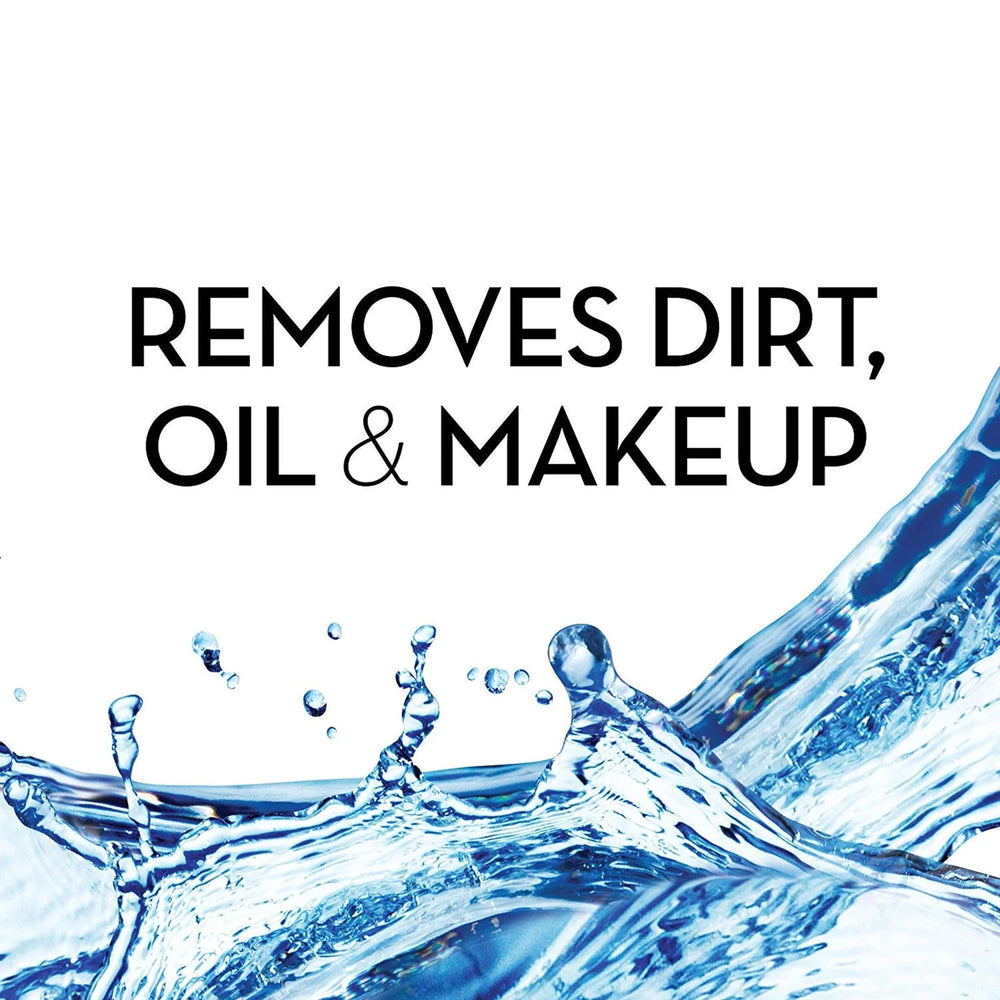 Olay open cap pouring toner onto cotton to demonstrate easy application