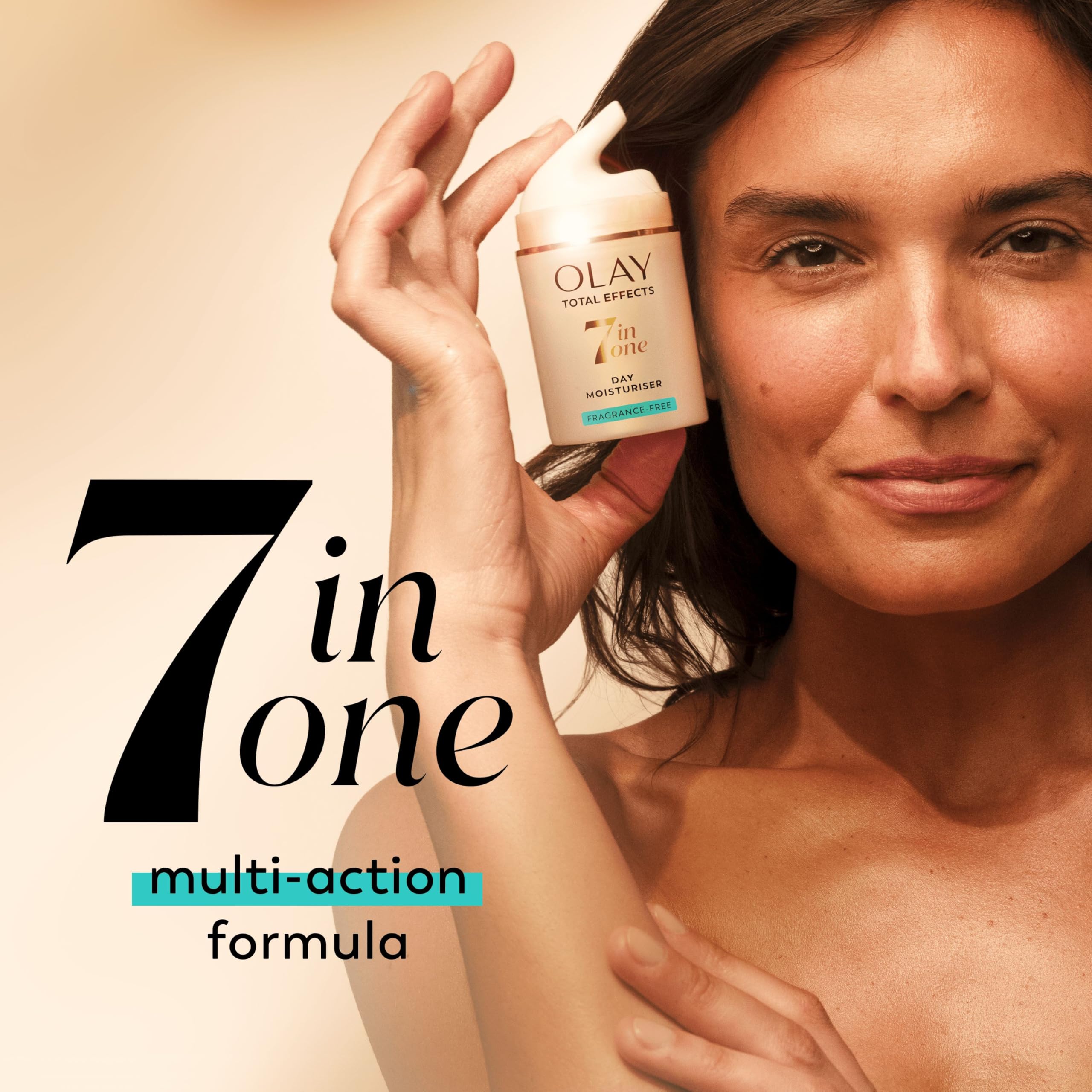 Olay Total Effects label close-up showing ingredients list and antioxidants