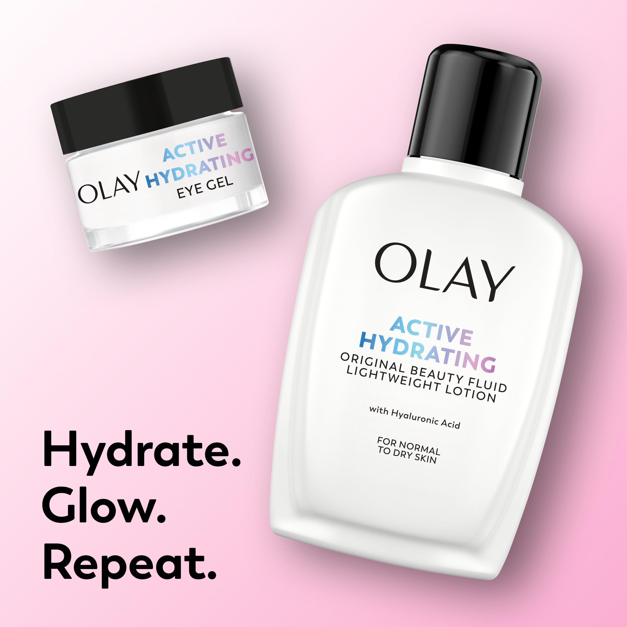 Olay bottle in travel bag showing portability and daily routine benefit