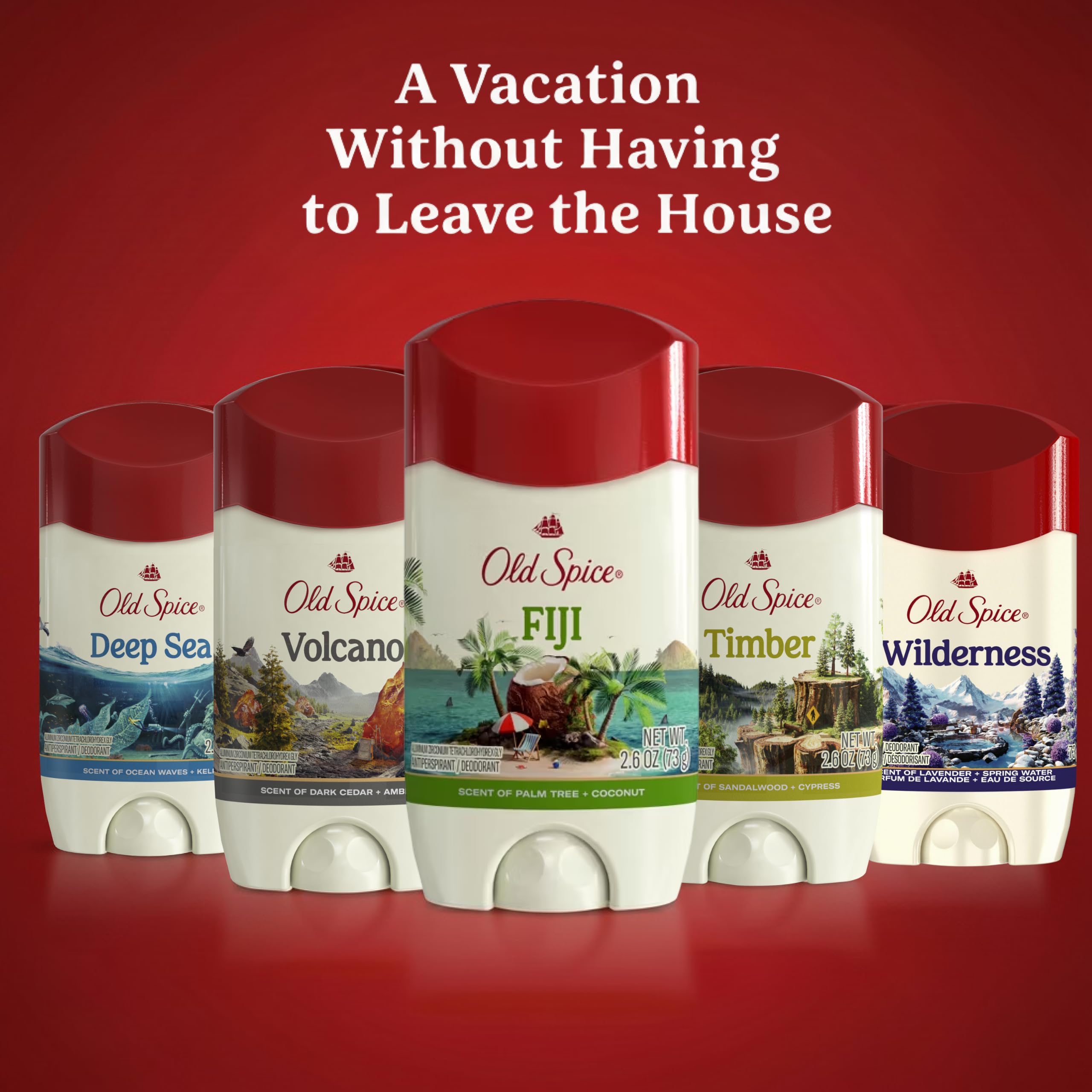 Old Spice Alpine on bathroom shelf for daily routine convenience benefit