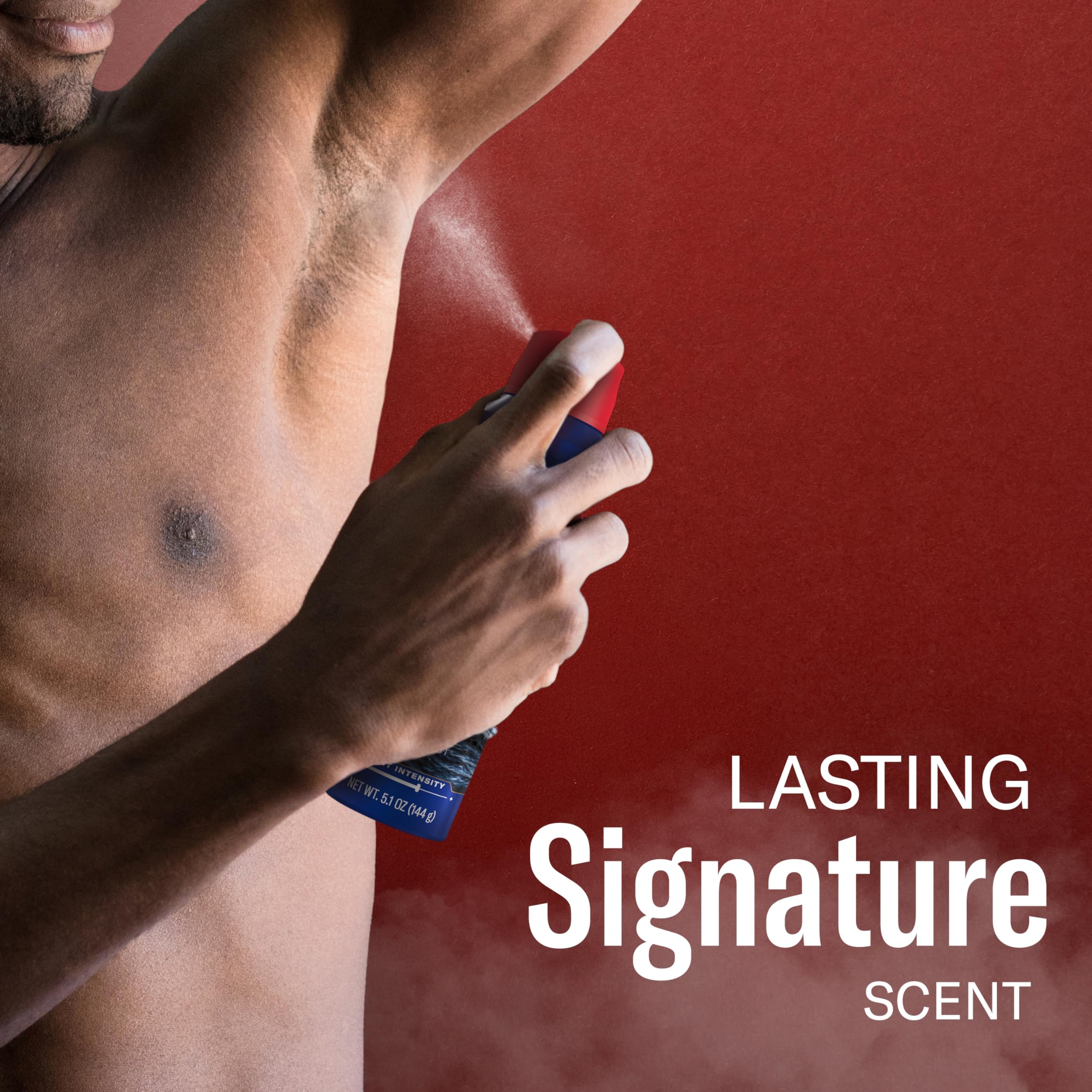 Old Spice Captain with matching body wash and deodorant showing scent layering benefit