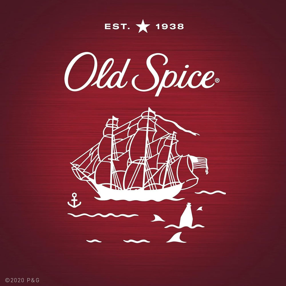 Old Spice Classic on bathroom shelf in grooming scene conveying everyday use