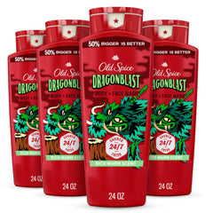 Old Spice Dragonblast front packaging showing bold label and scent
