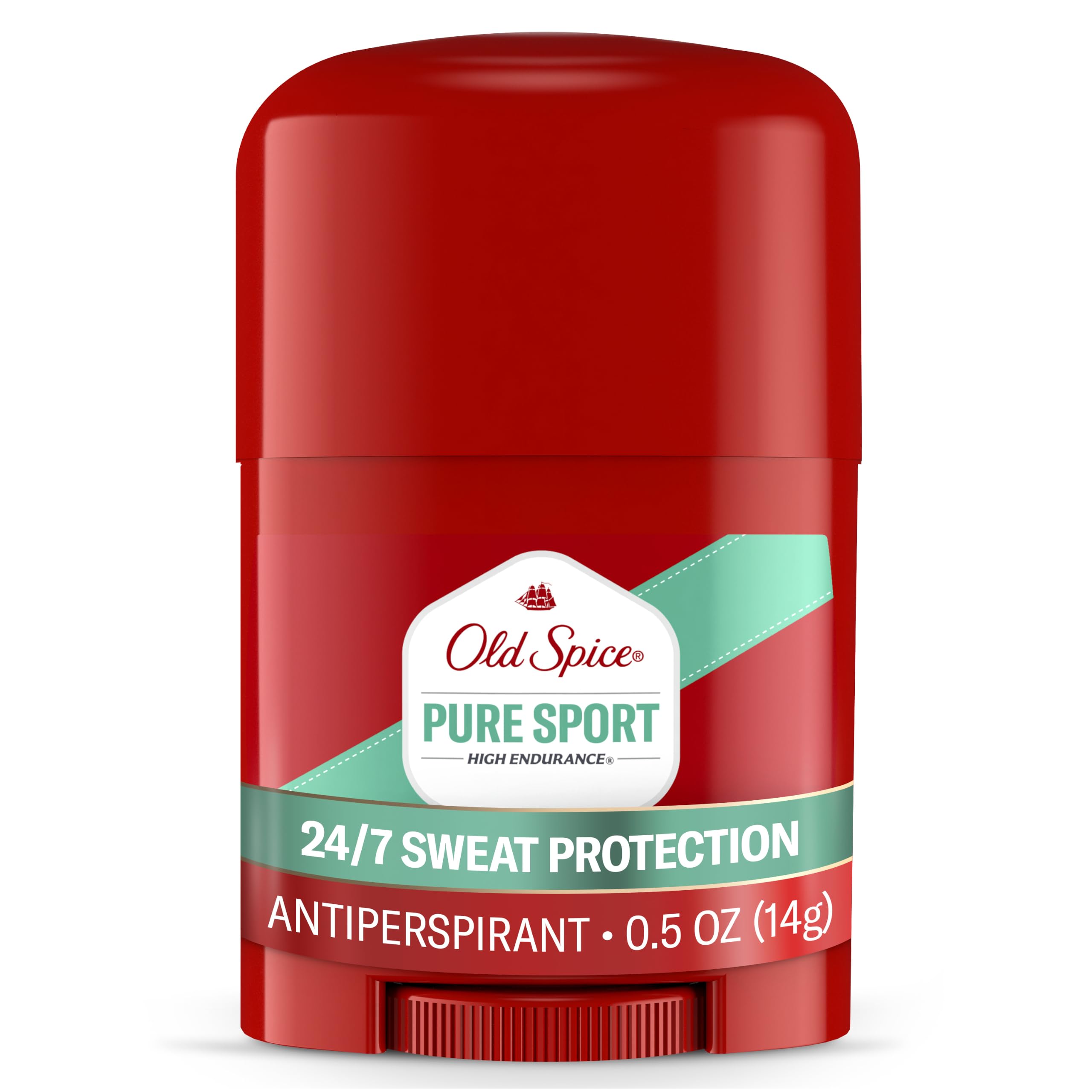 Old Spice stick open with visible applicator for quick use benefit