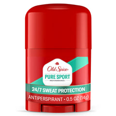 Old Spice stick open with visible applicator for quick use benefit