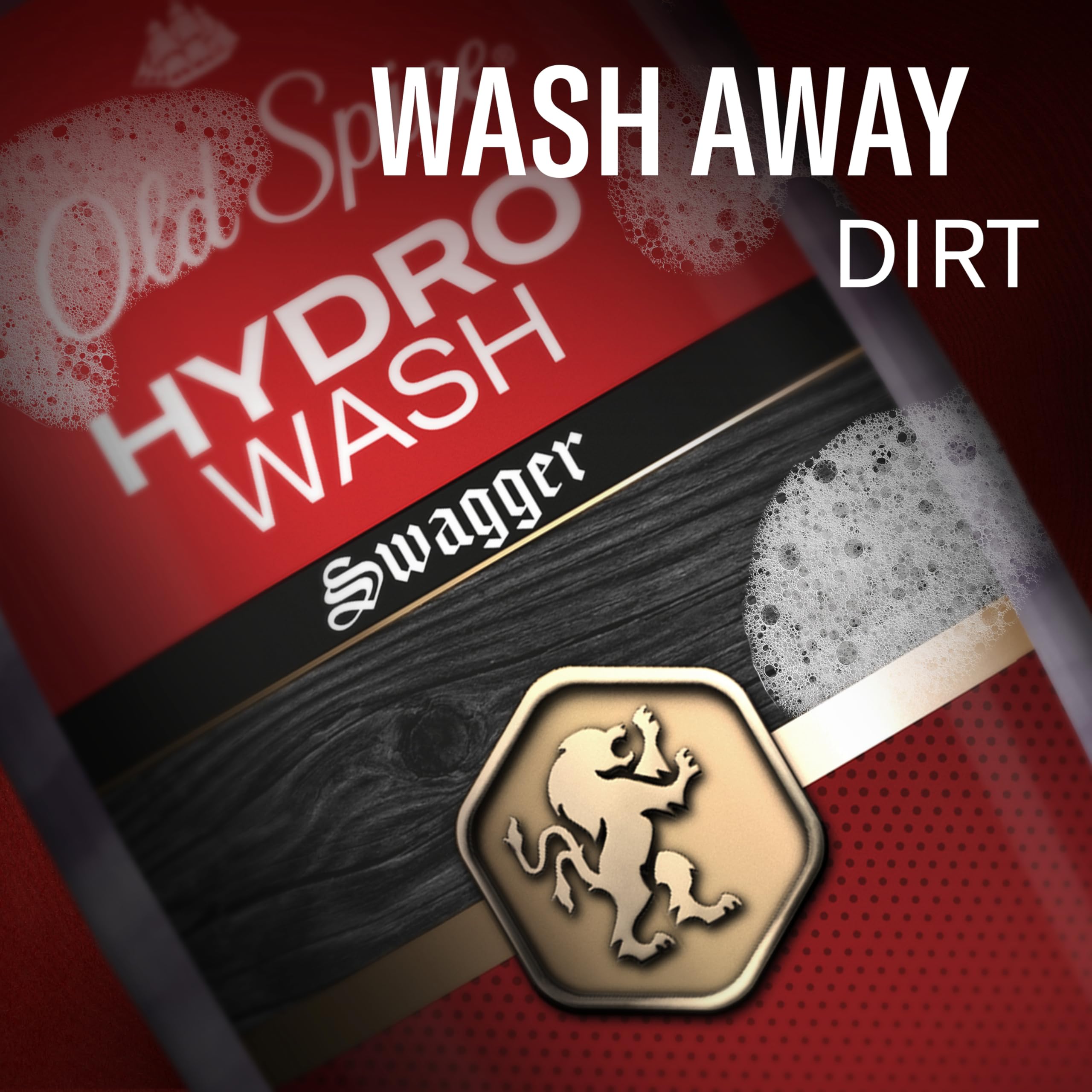 Old Spice Hydro Wash Swagger four-pack boxed presentation for bulk value and storage convenience