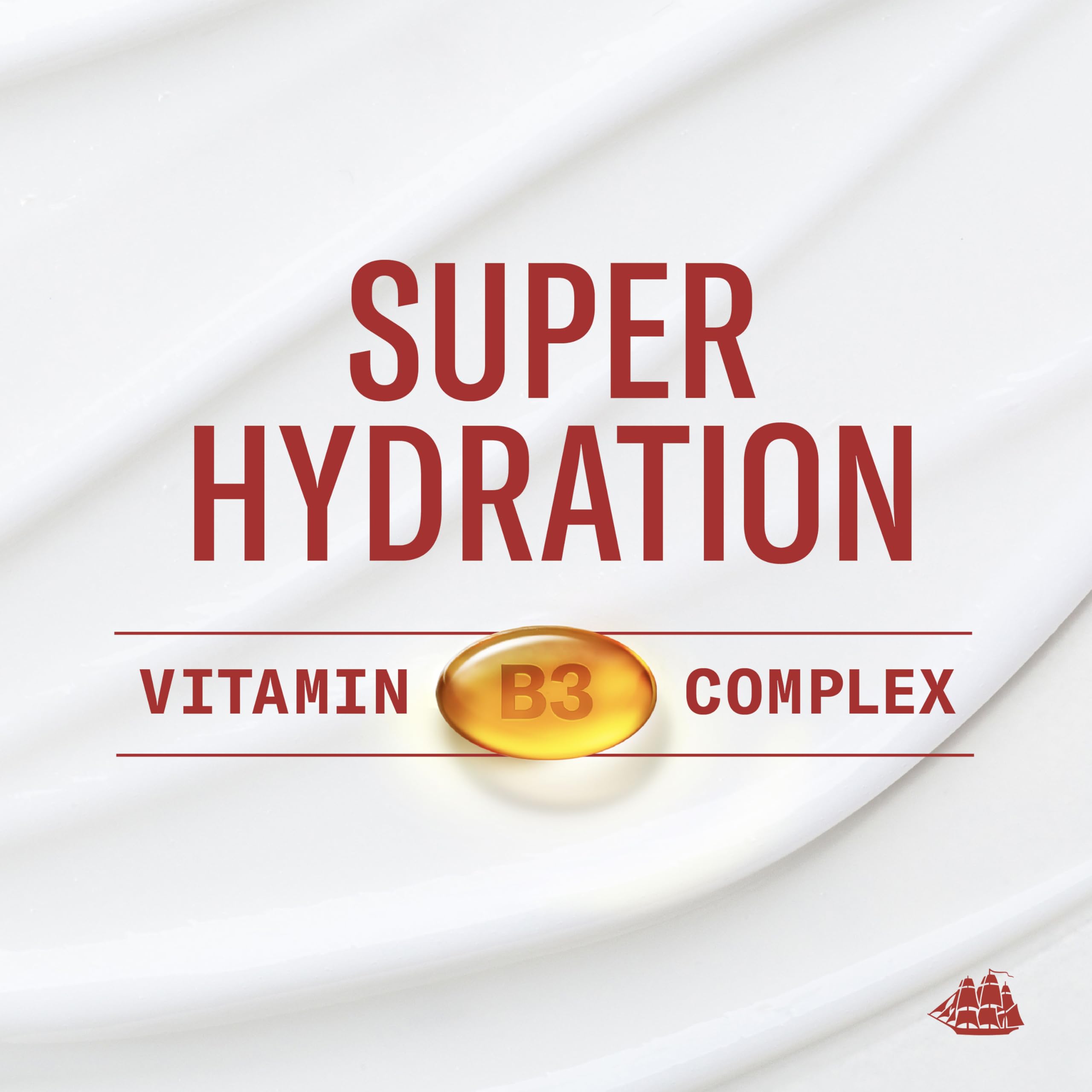 Old Spice ingredient label highlighting Vitamin B3 Complex benefits