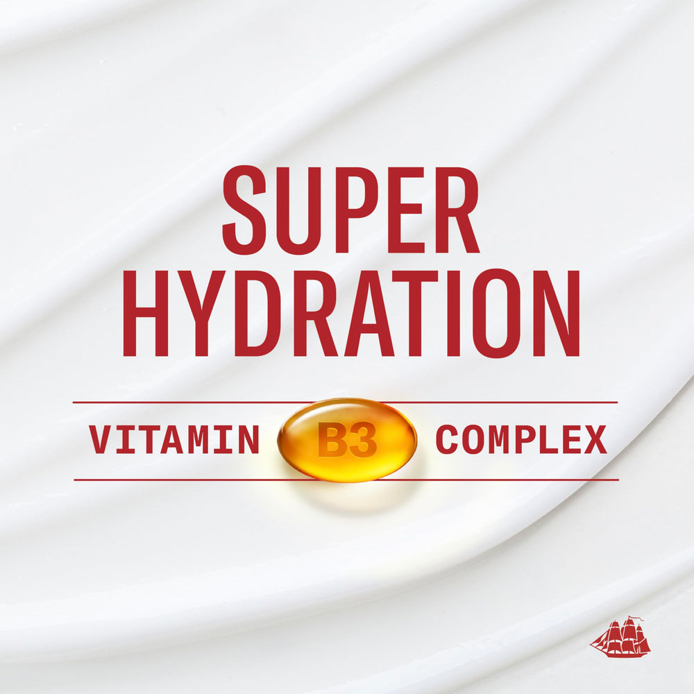 Old Spice ingredient label highlighting Vitamin B3 Complex benefits