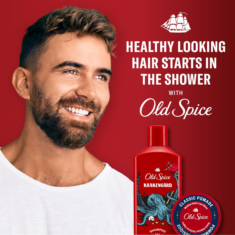 Old Spice Krakengard six-pack stacked for bulk supply advantage