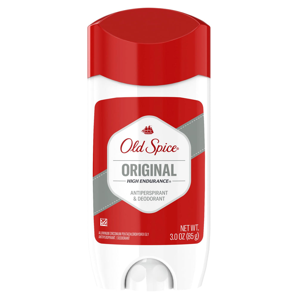 Man applying Old Spice during morning routine for reliable odor control