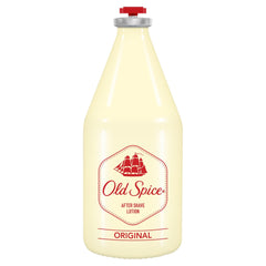 Man applying Old Spice after shave for a refreshing post-shave feeling