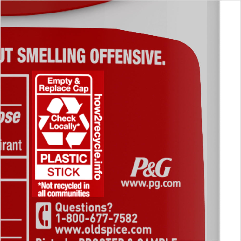 Two Old Spice sticks laid out to show the pack-of-two convenience