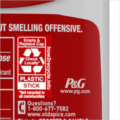 Two Old Spice sticks laid out to show the pack-of-two convenience