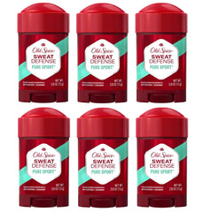 Old Spice Pure Sport+ front packaging showing branding and size benefit