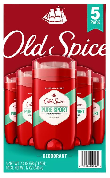 Old Spice closed stick cap detail protecting product for reliable use