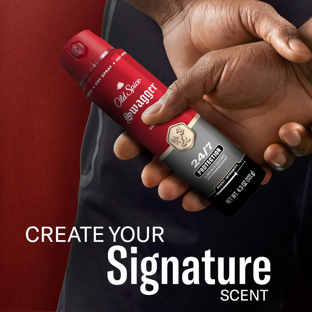 Old Spice Swagger ingredients label closeup showing clear usage directions