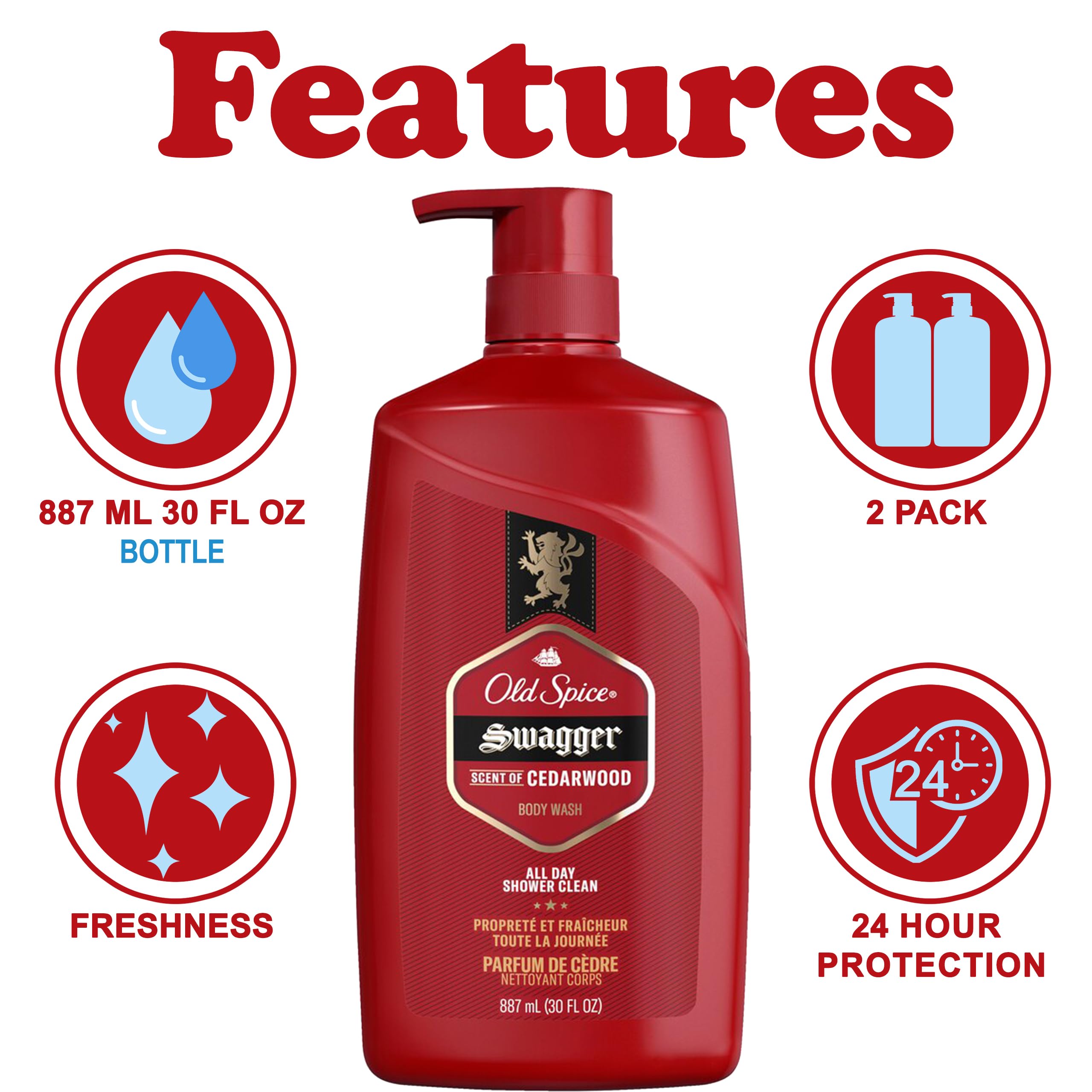 Old Spice Swagger lather closeup on loofah demonstrating rich foam for effective cleansing benefit