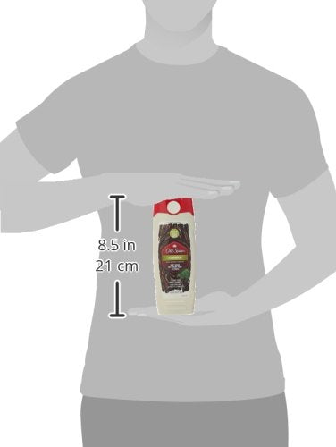Old Spice Timber bottle on bathroom shelf showing organized grooming setup
