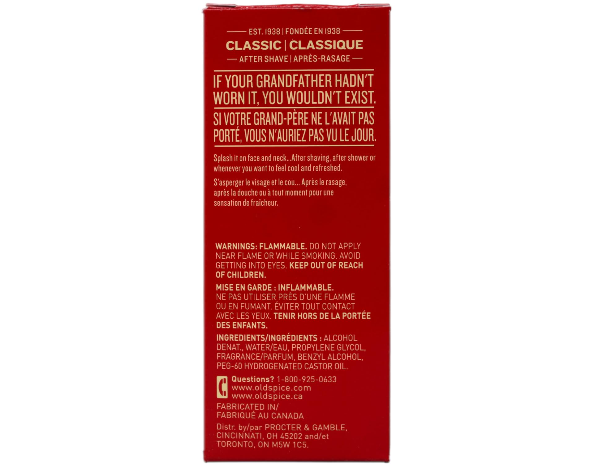 Old Spice two bottles side by side showing included 4.25 oz sizes