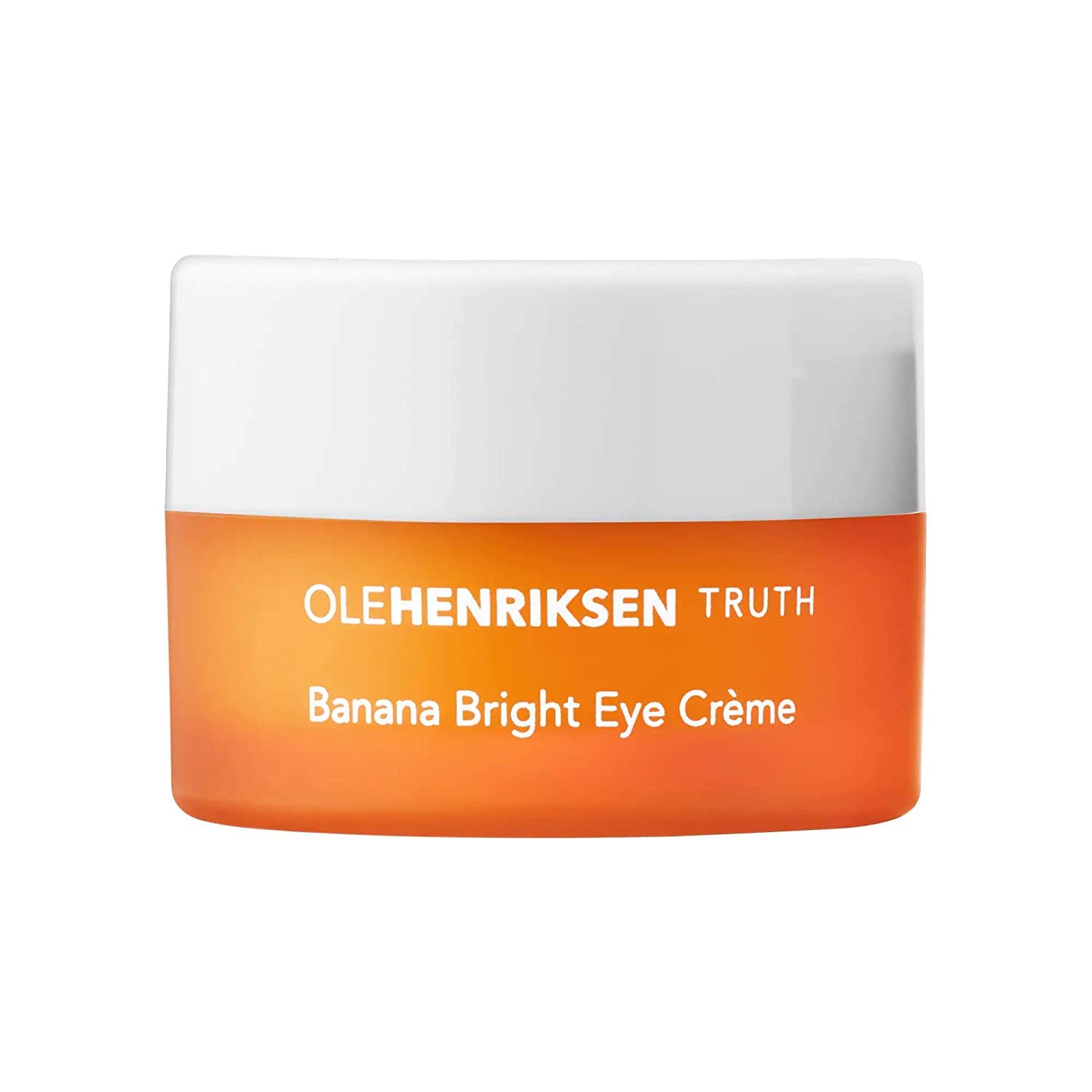 Ole Henriksen travel jar front showing compact half-size and easy portability