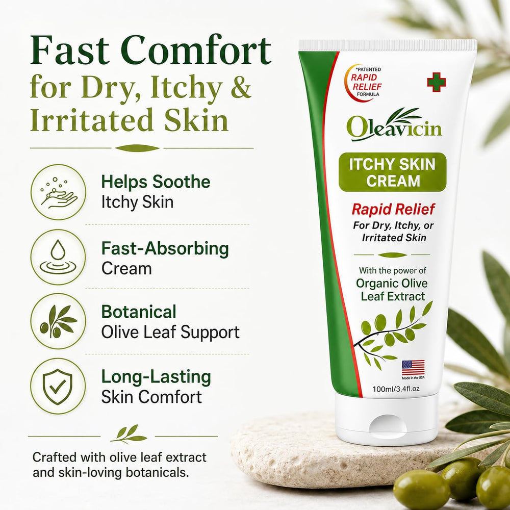 Oleavicin cream texture close-up absorbs fast for non-greasy comfort