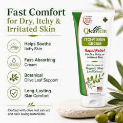 Oleavicin cream texture close-up absorbs fast for non-greasy comfort