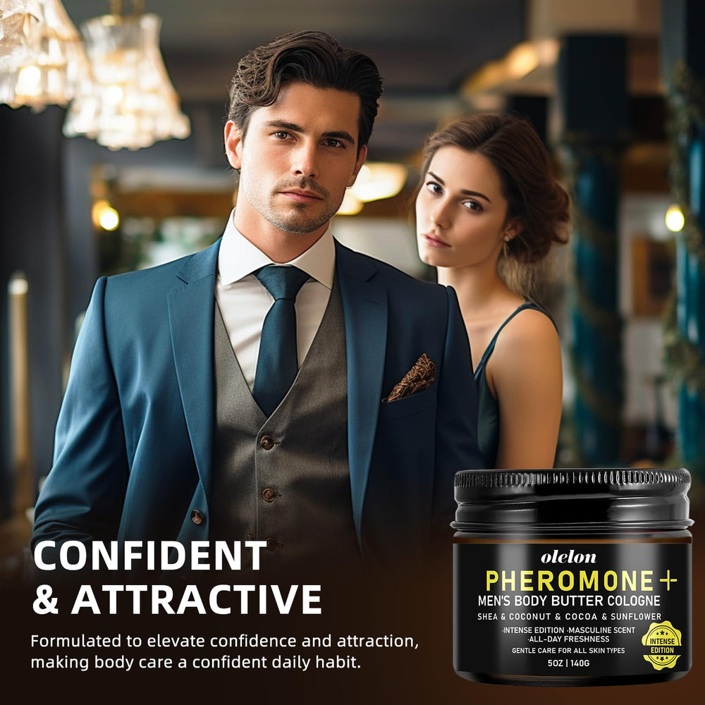 OLELON natural ingredients arrangement with shea and cocoa benefit: plant-based moisturization